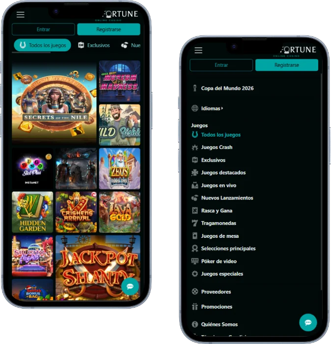 TrueFortune Casino en el Móvil